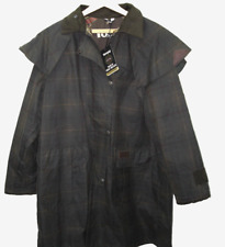 Toggi 3/4 Ranch unisex Jacket size M TARTAN Brown **very rare**