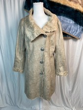 promod faux-shearling coat –