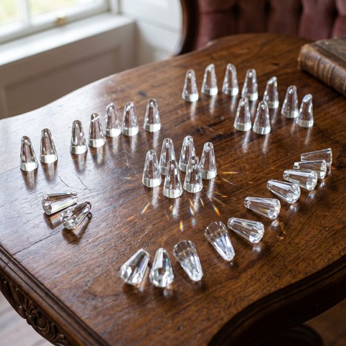 Pcs large clear - large, drop