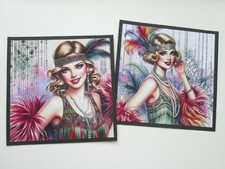 Set of  2  x RETRO / ART DECO
