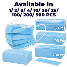 1-500PCS Disposable Face Mask