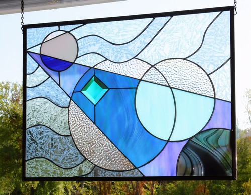 Dichroic bevel stained glass - dichroic,