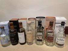 16 Different Empty Whiskey