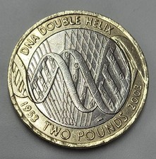 2003 £2 Two Pound DNA Double