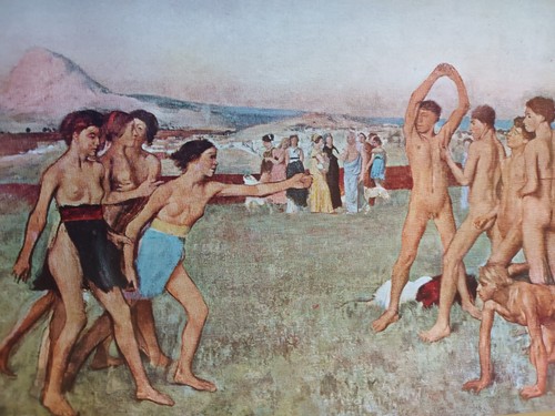 Edgar degas young spartans - edgar,