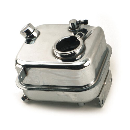 Chrome oil tank - oil, harley