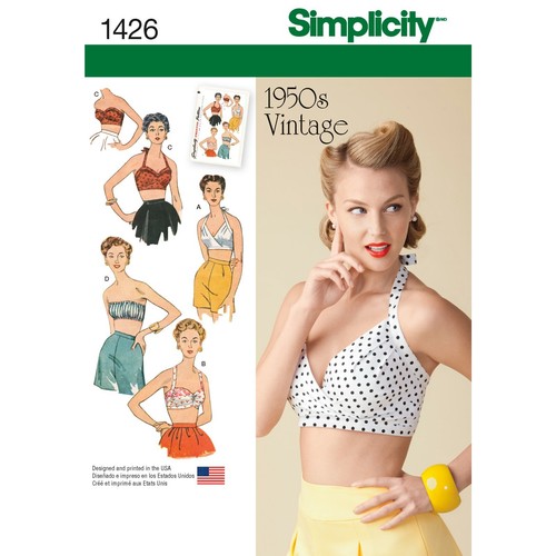 Simplicity 1426 bra - 1426, tops