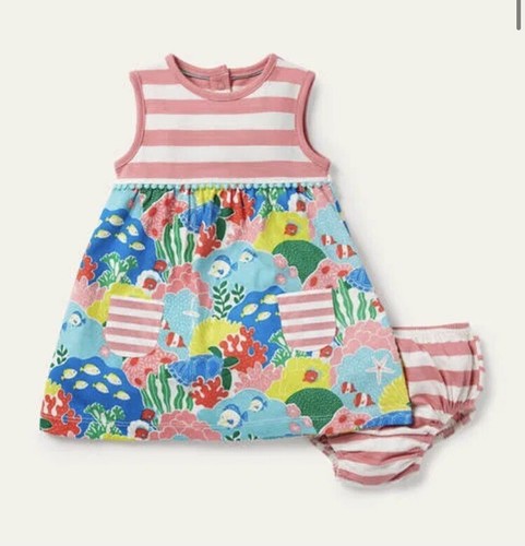 Boden baby girls printed coral - baby,