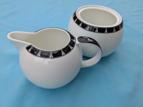 Aynsley china black and white - black,