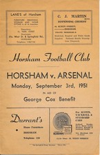 Horsham v Arsenal (George Cox