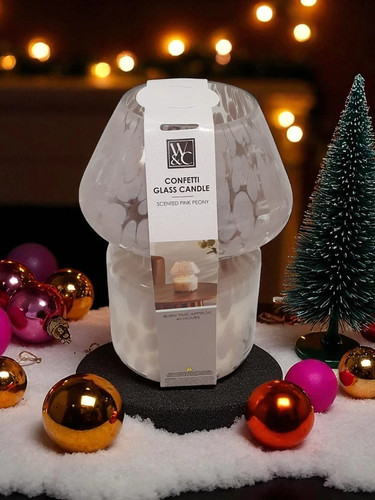 Confetti glass candle scented - confetti,