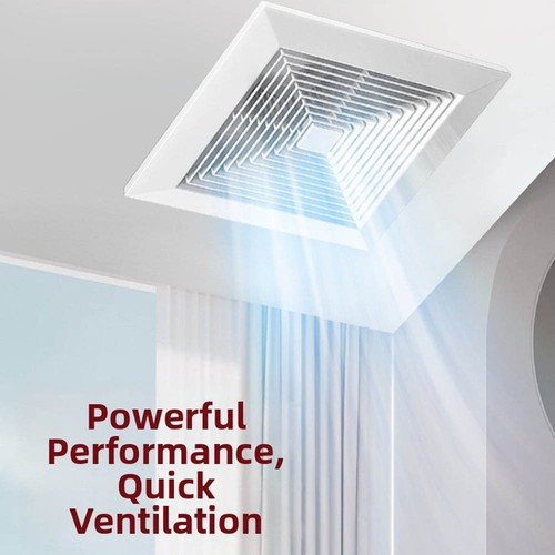 White ceiling exhaust - white, fan