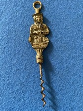 Vintage Brass Cork Screw Welsh