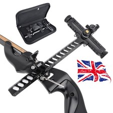 Recurve Bow Sight 1 Pin Aluminum Adjustable 9" Archery Hunting Bow Target Sports