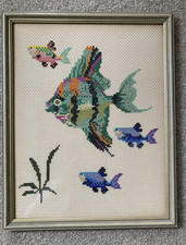 Vintage framed completed - framed,