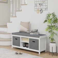 Shoe storage bench with seat - storage,