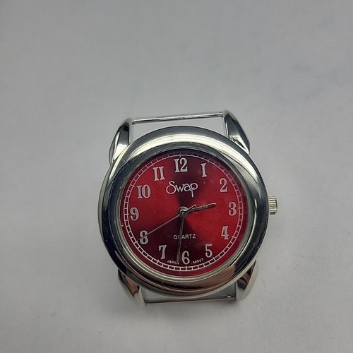 Ruby red swap watch face - red,