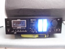 CASSETTE DECK  NIKKO ND-390 II  WORKING PERFECT CUSTOM BLUE LED LIGHTS ADDED