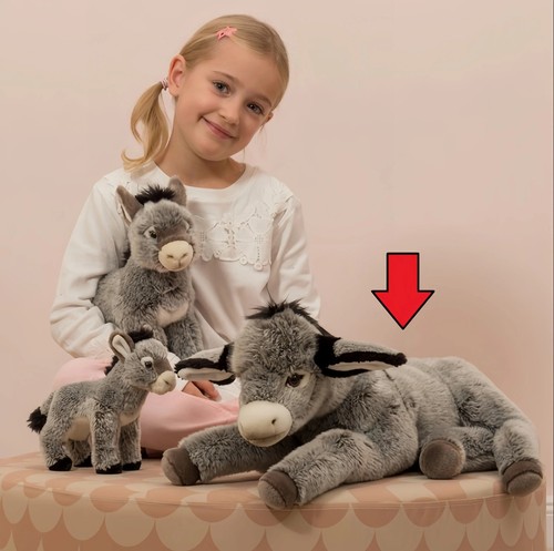 Donkey plush toy large soft - donkey,