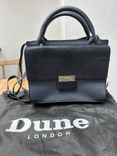 Dune handbag navy blue - new without tags