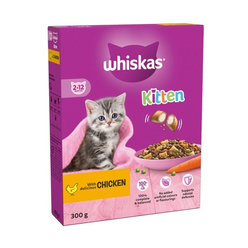 Whiskas kitten chicken dry - dry, cat