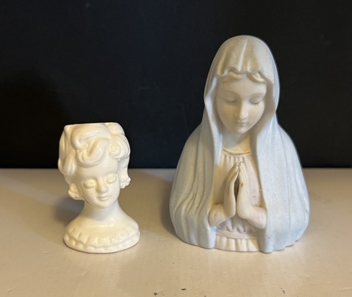 Lady head vases planters - head,