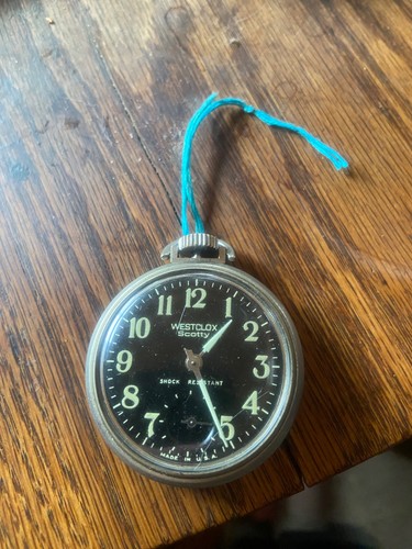 Westclox scotty pocket watch - westclox,