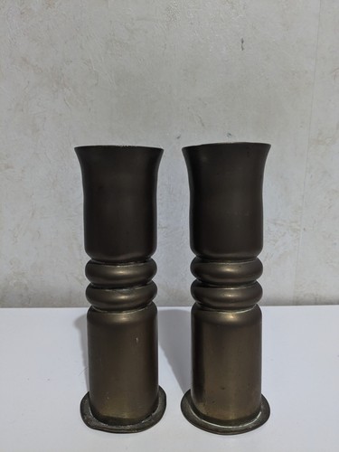 Trench art brass - trench, shell