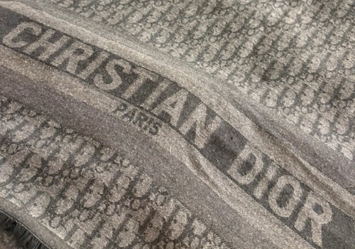 Christian dior logo scarf - dior,