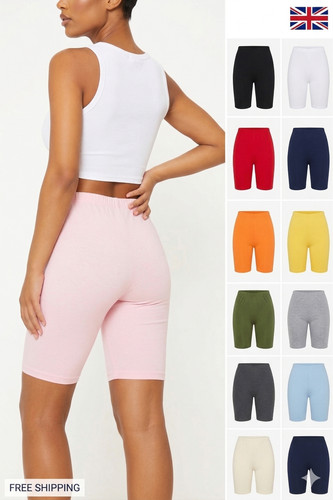 Ladies cotton cycling shorts - ladies,