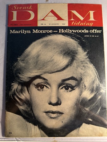 MARILYN MONROE -SVENSK