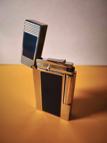 Dupont brass gas lighter - st,
