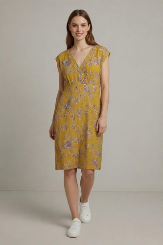 Joules yellow floral neck - yellow,