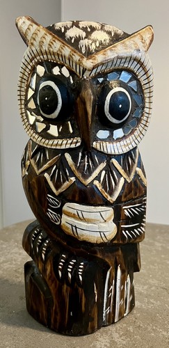 Vintage balinese hand carved - hand,
