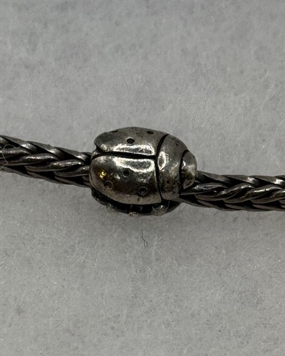 Trollbeads silver ladybug bead - ladybug,