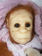 ~ * RARE Silicone Orangutan