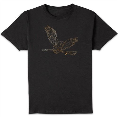 Harry potter hedwig broom gold - potter,
