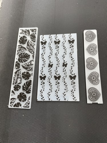 Embossing folders hearts - 3,
