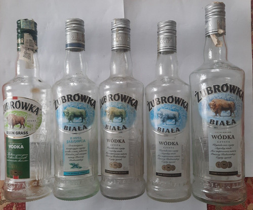 Empty vodka bottles - 5,