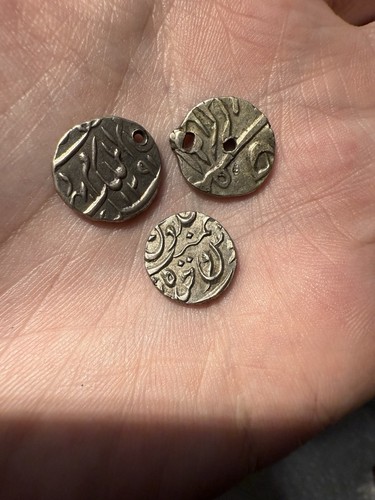 Indian silver hammered coins - indian?,