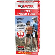 Roadster Bicycle Inner Tube 26 x 1.75 Inch Bike Tyre Replacement Cycle Tube