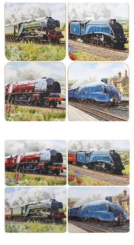 Classic steam trains set - trains, 4