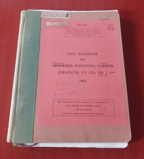 FV432 MK1 APC ARMY MILITARY VEHICLE USER HANDBOOK