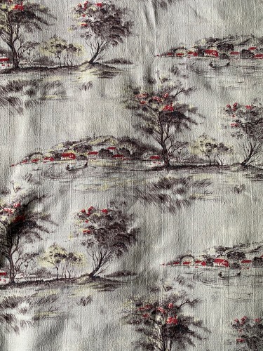 Vintage bark cloth textured - bark,