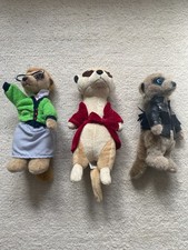 Meerkat Toys x3 - 30cm Tall -