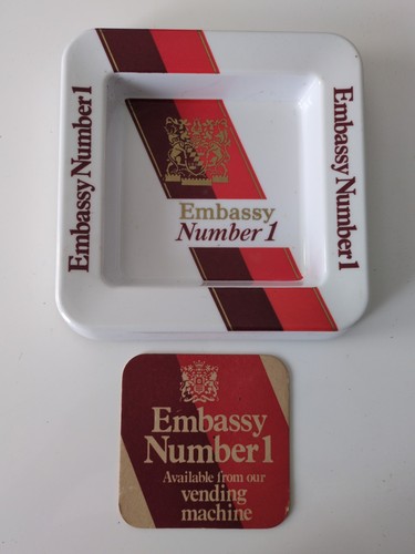 Embassy number ashtray and - number, 1
