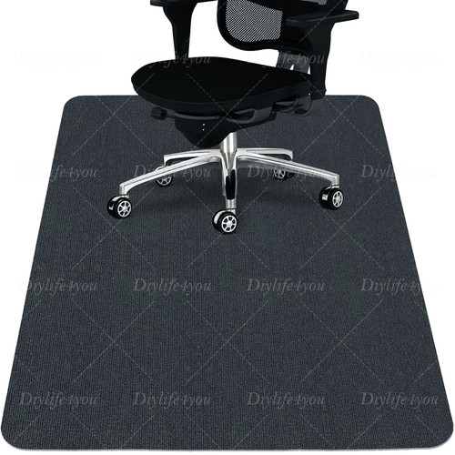 Rectangle office chair mat - office,