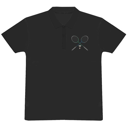 Badminton adult cotton polo - adult,