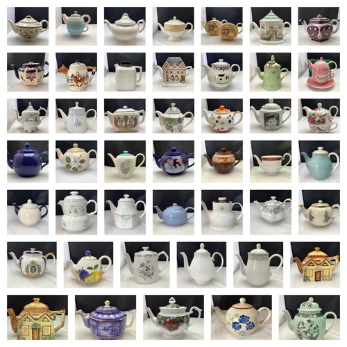 Vintage china teapot - vintage, large