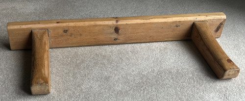 Wooden saddle rack similar - saddle, or
